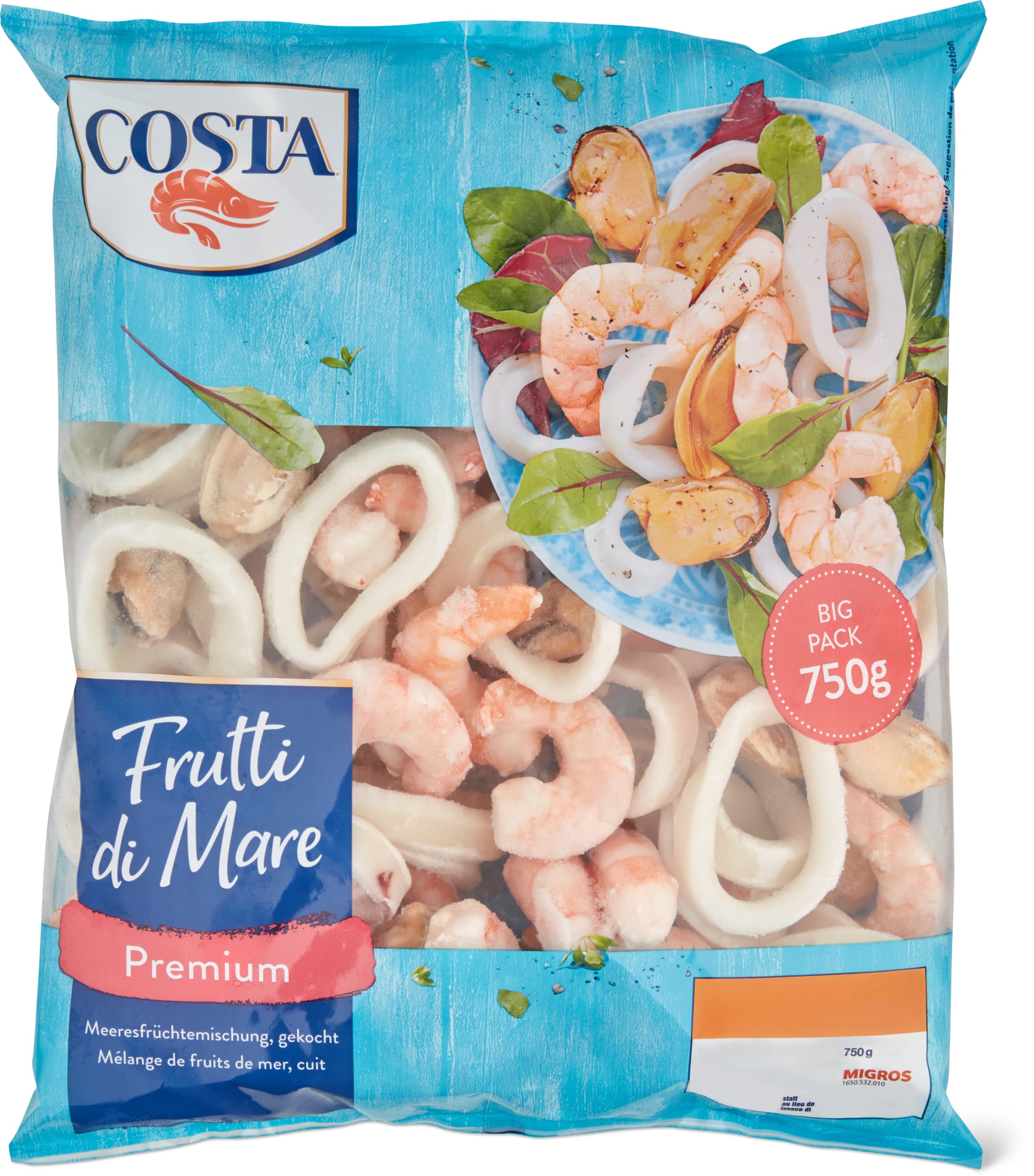 Frutti di mare misti cotti